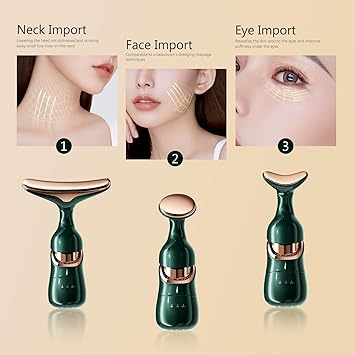 3-in-1 Anti-Wrinkle Face, Neck & Eye Massager