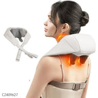 Wireless Neck & Back Massager with Heat – Deep Tissue Pain Relief for Neck, Shoulders, Back & More