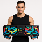 Multi-Angle Pushup Board with Non-Slip Handles – Foldable, Portable Home Gym Equipment for Full Body Workout